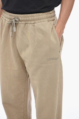 Brushed Cotton Joggers with Relaxed Fit