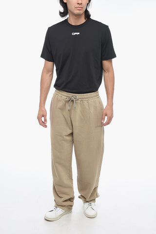 Brushed Cotton Joggers with Relaxed Fit