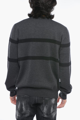 Maglia in Lana con Stampa Logo