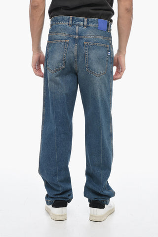 Jeans 5 Tasche Regular Fit in Denim Stone Wash 19cm