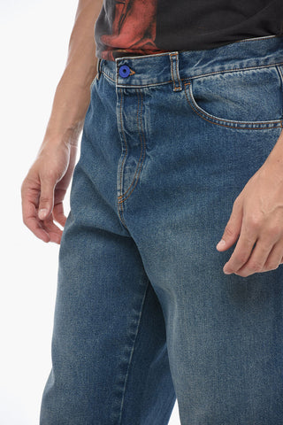 Jeans 5 Tasche Regular Fit in Denim Stone Wash 19cm