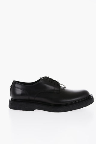 Scarpe Derby in Pelle con Dettaglio Piercing