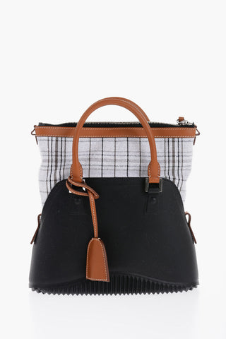 MM11 Rubber 5AC Handbag with Leather Trims