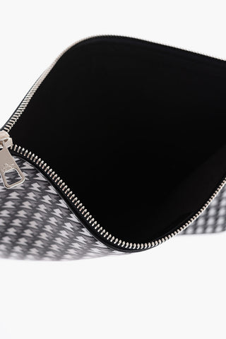 All-Over Logo Leather Pouch