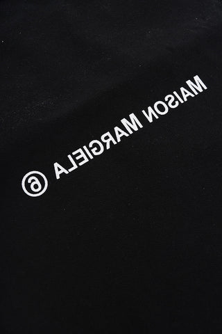 MM6 Solid Color Shopper Bag with Contrasting Logo