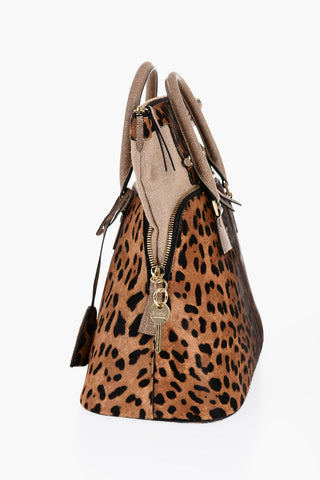 MM11 Animal Patterned Ponyskin 5AC Handbag