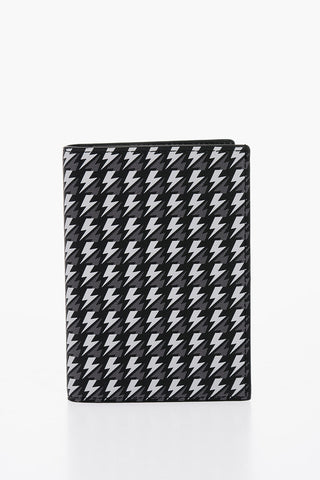 Portafoglio in Pelle con Logo All Over