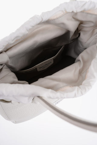 MM11 Textured Leather Hand Bag with Removable Shoulder Strap
