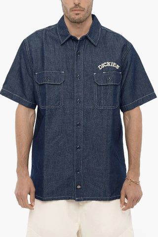 Camicia BEAVERTOWN in Denim Leggero a Manica Corta