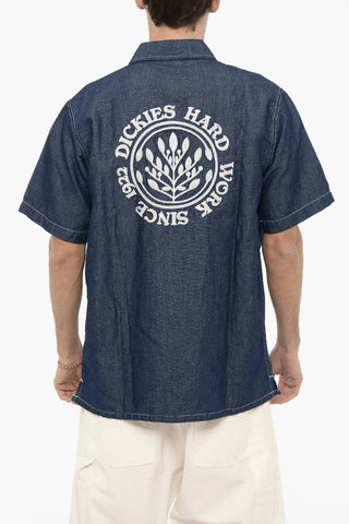 Camicia BEAVERTOWN in Denim Leggero a Manica Corta