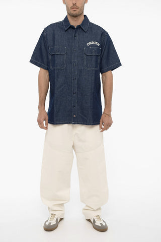 Camicia BEAVERTOWN in Denim Leggero a Manica Corta