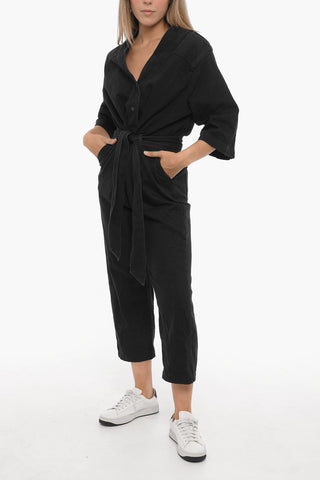 Jumpsuit in Denim a Lavaggio Scuro