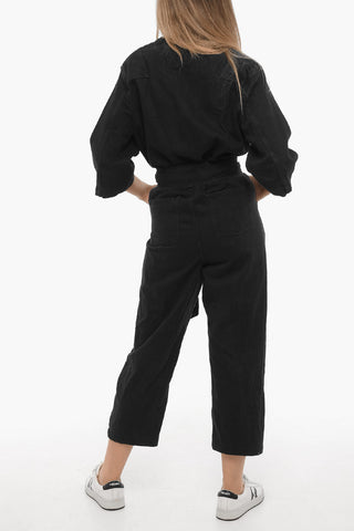 Jumpsuit in Denim a Lavaggio Scuro
