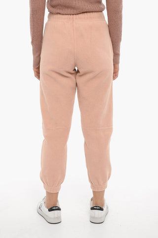 Fleece Joggers With Elastic Waist