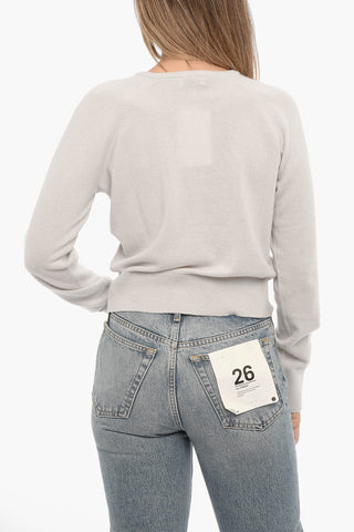 캐시미어 라운드넥 가디건