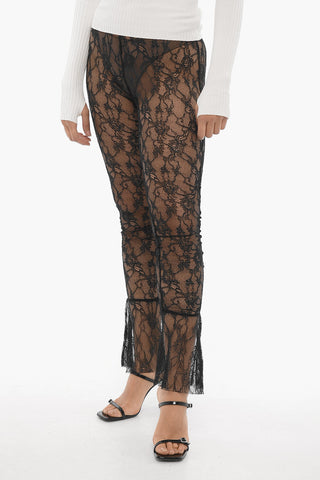 Pantaloni Trasparenti in Pizzo Macrame'
