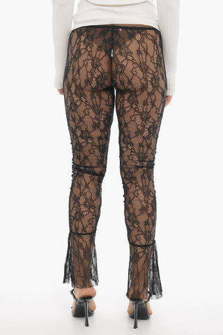 Pantaloni Trasparenti in Pizzo Macrame'