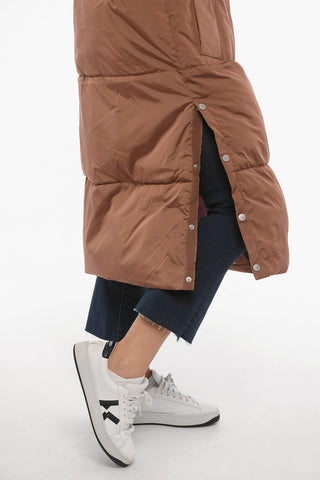 Padded KEELEY Maxi Jacket with Hidden Closure