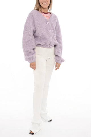 V-Neck FLUFFY Cardigan