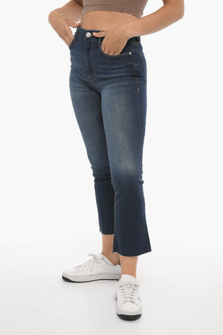 Jeans LE SUPER HIGH CROP MINI BOOT in Denim Stretch 20cm