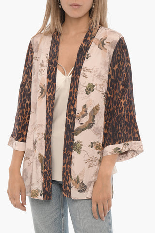 Animal and Floral Motif CARINA Kimono