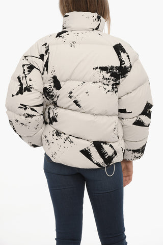 ADIDAS Two-Tone Down Jacket with Velvet Details