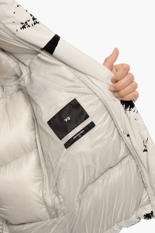 ADIDAS Two-Tone Down Jacket with Velvet Details