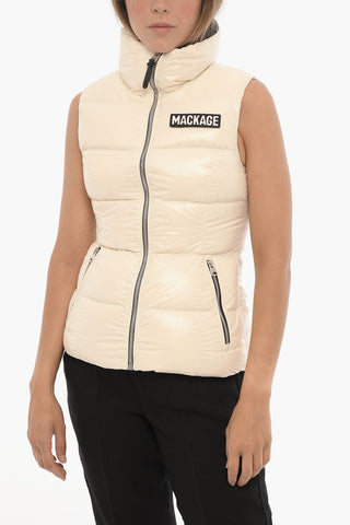Sleeveless CHAYA Down Jacket With Zip Closure