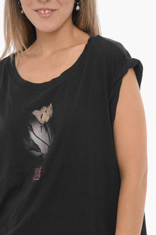 Sleeveless Asymmetrical MIDNIGHT SANZA T-Shirt