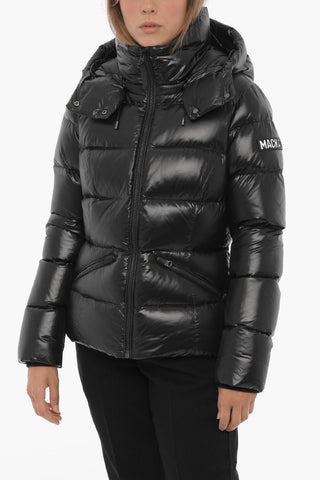 Solid Color MADALYN-V Down Jacket with Removable Hood