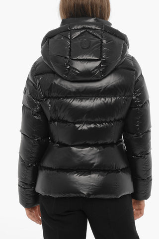Solid Color MADALYN-V Down Jacket with Removable Hood