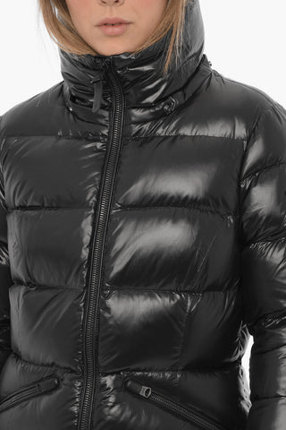 Solid Color MADALYN-V Down Jacket with Removable Hood