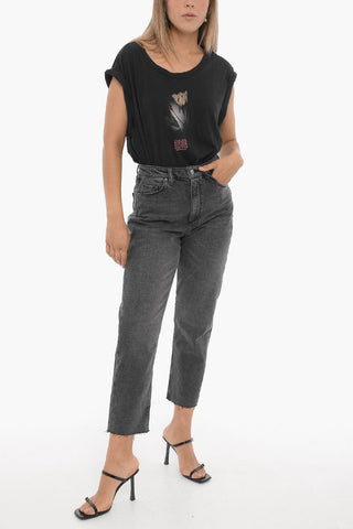 High-Waisted Straight Leg RALI Jeans 18cm
