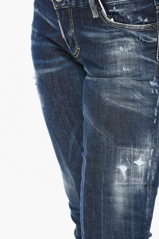 5 Pocket Jennifer Fit Denims with Raw-cut Hem 14cm