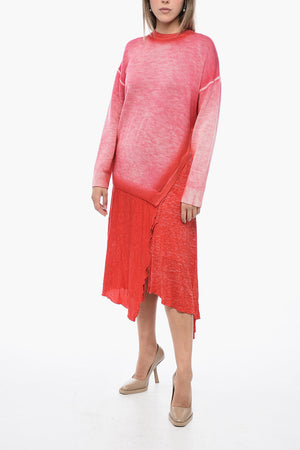 Kleid aus Doppelstoff KIMOLOS mit Ombré-Effekt