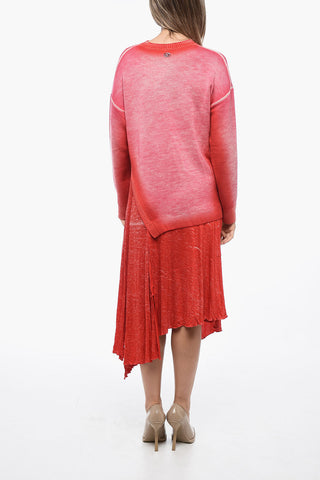 Vestito KIMOLOS Doppio Tessuto con Effetto Sfumato