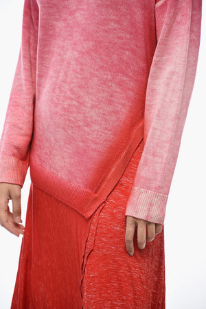 Kleid aus Doppelstoff KIMOLOS mit Ombré-Effekt