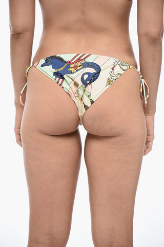 Briefs with Ties and Metallic Detail
