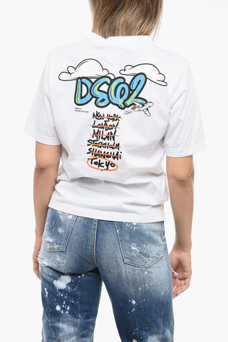 T-Shirt Girocollo WORLD CITIZEN in Cotone