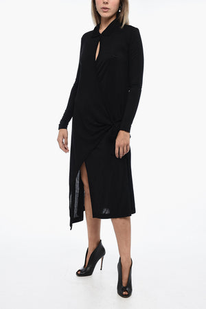 Wickelkleid D-WRIP mit asymmetrischem Saum