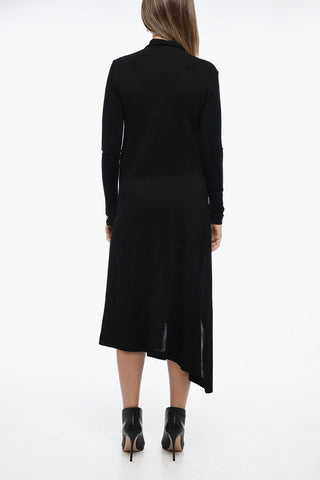Wrap Dress D-WRIP with Asymmetric Hem