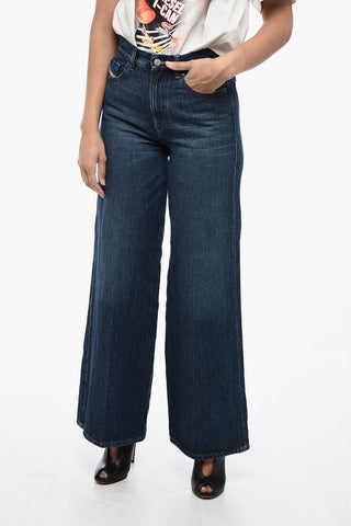 Flared D-AKEMI Denims with Dark Wash L.32