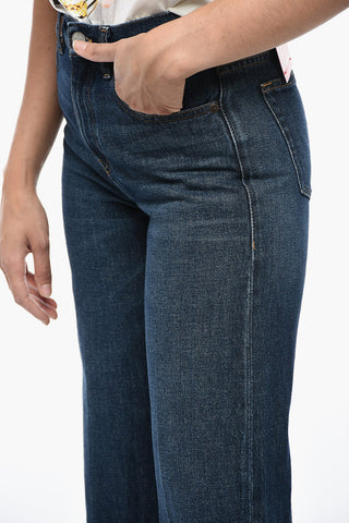 Flared D-AKEMI Denims with Dark Wash L.32