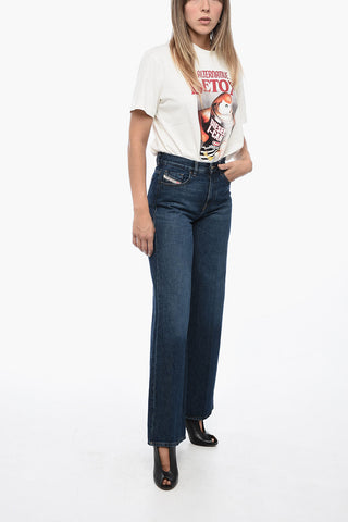 Flared D-AKEMI Denims with Dark Wash L.32