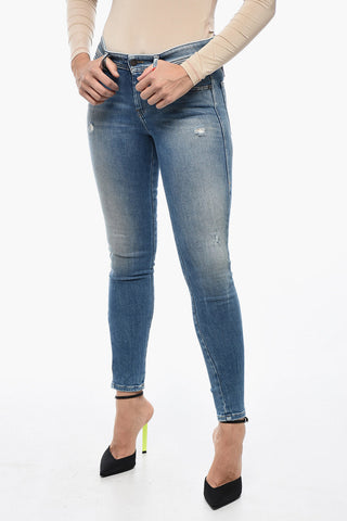 Jeans Super Skinny SLANDY con Strappi L.32