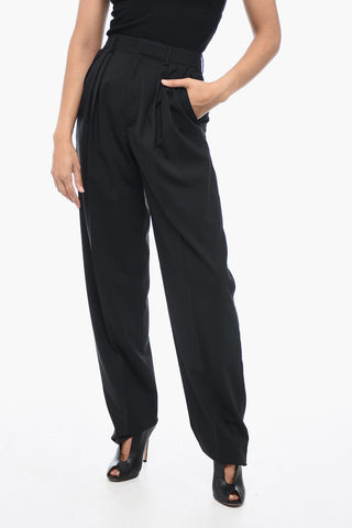 Double-breasted FLAHDANCE Virgin Wool Blend Suit with Flap Pockets