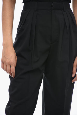 Double-breasted FLAHDANCE Virgin Wool Blend Suit with Flap Pockets