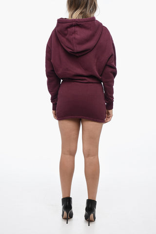 Brushed Cotton Hoodie Dress