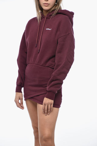 Brushed Cotton Hoodie Dress