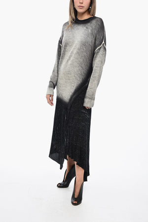 Double-Fabric Dress KIMOLOS with Ombré Effect